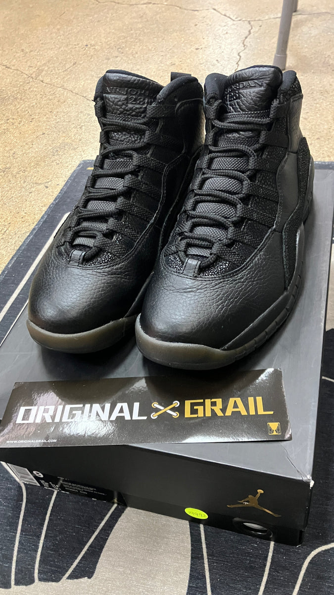 Jordan 10 retro drake ovo black on sale