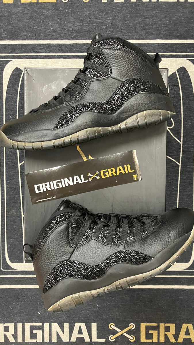 JORDAN 10 RETRO DRAKE OVO BLACK PRE OWNED 819955030 SIZE 9 Original Grail