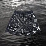 ORIGINAL GRAIL MESH SHORTS PAISLEY BLACK