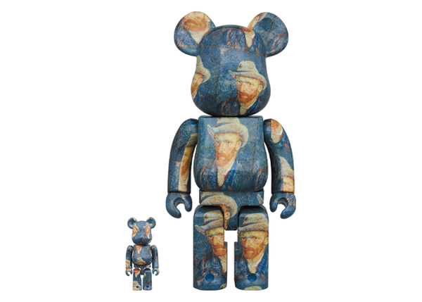 BEARBRICK VAN GOGH MUSEUM SELF PORTRAIT 100% & 400% SET – Original