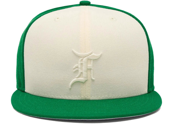 new era x fear of god essentials 59fifty fitted cap green