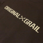 Original Grail Cream Logo Mocha Tee