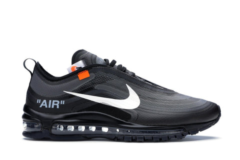 OFF WHITE AIR MAX 97 BLACK AJ4585001 SIZE 8.5