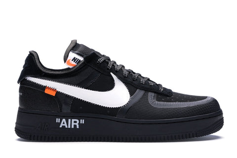 OFF WHITE AIR FORCE 1 BLACK AO4606001 SIZE 8.5